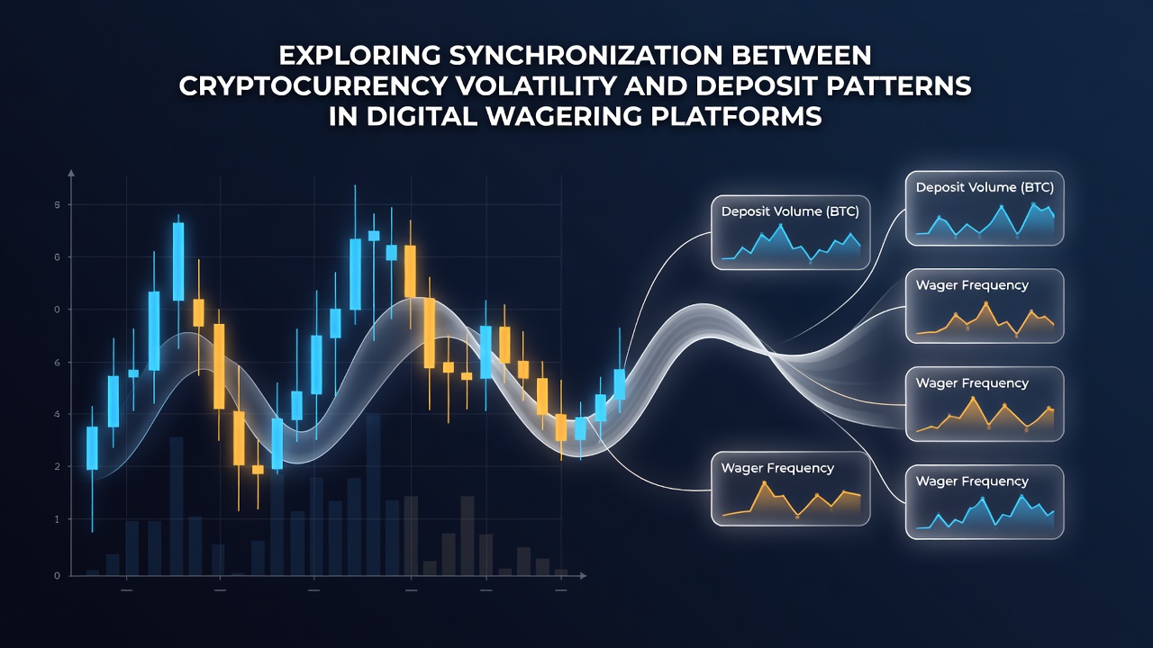 Graph showing cryptocurrency price movements aligned with deposit volumes on wagering platforms during 2025-2026
