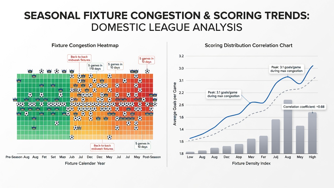 Graph comparing goal distributions in congested versus standard fixture periods within domestic cup tournaments